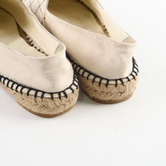 Chanel White Espadrilles Size 40