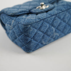 Chanel Mini Denim Square Blue 30 Series