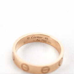 Cartier Love Wedding Band Size 48 Pink Gold