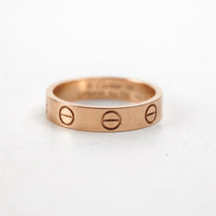 Cartier Love Wedding Band Size 48 Pink Gold