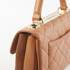 Chanel Trendy CC Caramel Quilted Shoulder Bag (Old Version)