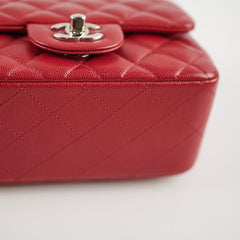 Chanel Mini Square Caviar Red 26 series