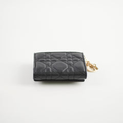 Christian Dior Black Lambskin Wallet