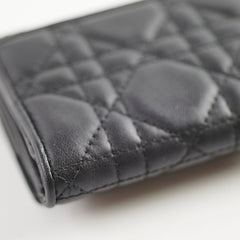 Christian Dior Black Lambskin Wallet