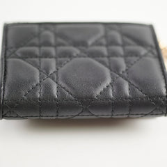 Christian Dior Black Lambskin Wallet