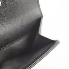 Christian Dior Black Lambskin Wallet