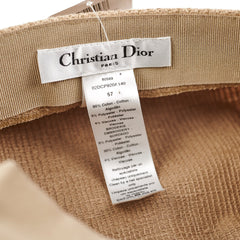 Christian Dior Newsboy Cap Beige