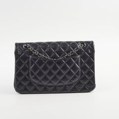 Chanel Classic Flap Medium/ Large M/L Lambskin Black Shoulder Bag - Series 23