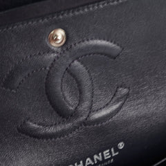 Chanel Classic Flap Medium/ Large M/L Lambskin Black Shoulder Bag - Series 23