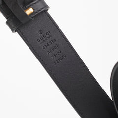 Gucci Marmont GG Belt Black 75cm
