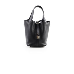 Hermes Picotin 18 Clemence Noir (Y Stamp 2020)