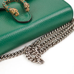 Gucci Dionysus Wallet On Chain Green