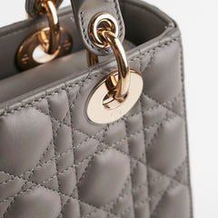 Christian Dior Small Grey Lady Dior