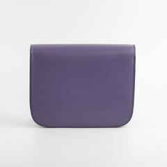 Celine Medium Purple Box Shoulder Bag