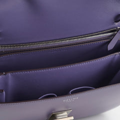 Celine Medium Purple Box Shoulder Bag