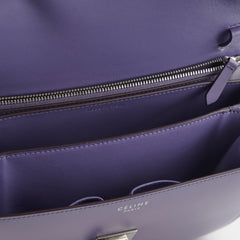 Celine Medium Purple Box Shoulder Bag