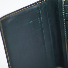 Gucci Leather Green Cardholder Wallet