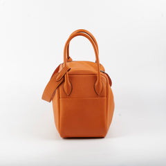 Hermes Lindy 26 Clemence Orange - C Stamp