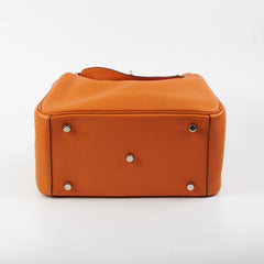 Hermes Lindy 26 Clemence Orange - C Stamp