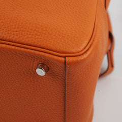 Hermes Lindy 26 Clemence Orange - C Stamp