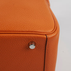 Hermes Lindy 26 Clemence Orange - C Stamp