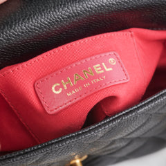 Chanel Caviar Matelasse Mini Bag Black