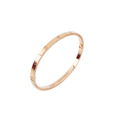 Cartier Love Small Size 17 Rose Gold Bracelet