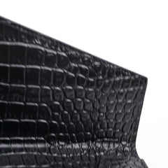 Saint Laurent Croc Embossed Clutch