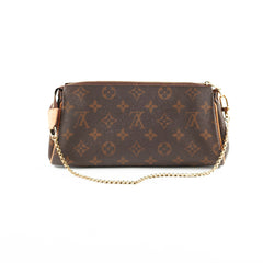 Louis Vuitton Eva Clutch Crossbody Bag Monogram