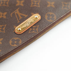 Louis Vuitton Eva Clutch Crossbody Bag Monogram