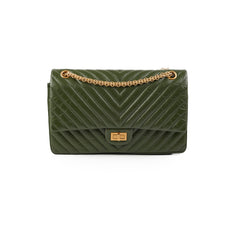 Chanel Reissue 226 Calfskin Khaki - Series 23