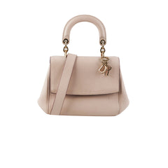 Christian Dior Mini Be Dior Pink Leather Top Handle Bag