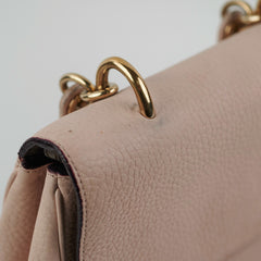 Christian Dior Mini Be Dior Pink Leather Top Handle Bag