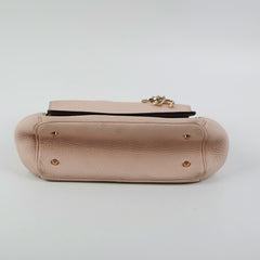 Christian Dior Mini Be Dior Pink Leather Top Handle Bag