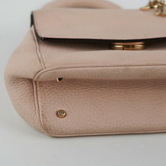 Christian Dior Mini Be Dior Pink Leather Top Handle Bag