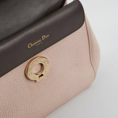 Christian Dior Mini Be Dior Pink Leather Top Handle Bag