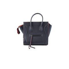 Celine Medium Trapeze Navy Blue Tote Bag