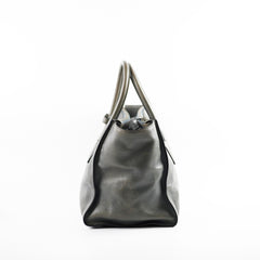 Prada Medium Glace Calf Twin Pocket Tote