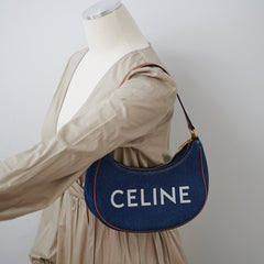 Celine Medium Ava Denim Shoulder Bag