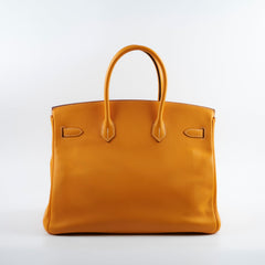 Hermes Birkin 35 Epsom Jaune D'or - Square P Stamp