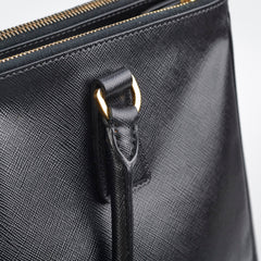 Prada Large Saffiano Tote Black