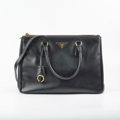 Prada Large Saffiano Tote Black