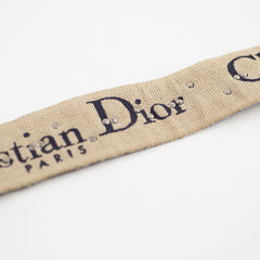 Christian Dior Oblique Navy Guitar Strap