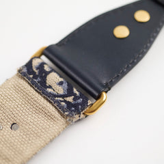 Christian Dior Oblique Navy Guitar Strap