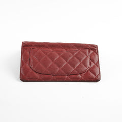 Chanel Long Wallet Red Caviar - Series 18