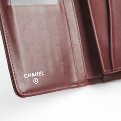 Chanel Long Wallet Red Caviar - Series 18