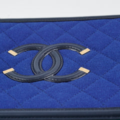 Chanel Filgree Medium Vanity Green/Blue