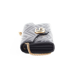 Gucci Marmont Wallet On Chain WOC Black