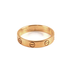 Cartier Small Model Love Ring Size 54 Pink Gold