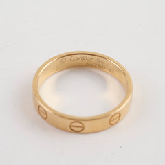 Cartier Small Model Love Ring Size 54 Pink Gold